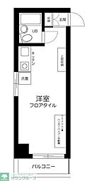 TOP鶴見No.2 ワンルームの間取図画像