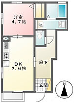 ヴァイス 102 ｜ 東京都府中市西府町３丁目9-3（賃貸アパート1LDK・1階・34.00㎡） その2