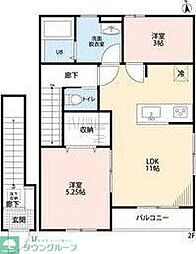 東武伊勢崎線 花崎駅 徒歩6分の賃貸アパート