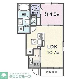 間取図画像 1LDK