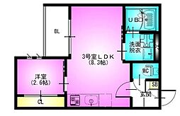 間取図画像 1LDK