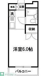 コーポKEN ワンルームの間取図画像
