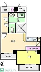 シトロン965 1LDKの間取図画像