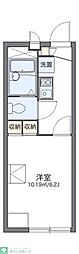 レオパレスライズ 1Kの間取図画像