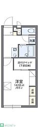 レオパレスパストラル 1Kの間取図画像