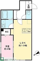 ステラフィオーレ 1LDKの間取図画像