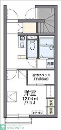 レオパレス幸手East-2 1Kの間取図画像