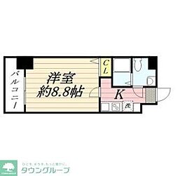 GRANPASEO高円寺南 1Kの間取図画像