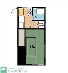 フジハウス 1Kの間取図画像
