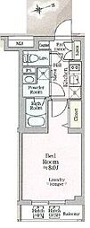 東京メトロ丸ノ内線 西新宿駅 徒歩5分の賃貸マンション 1階1Kの間取り