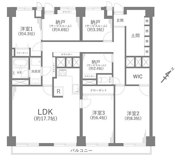 間取りを拡大表示