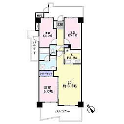 間取図画像 3LDK