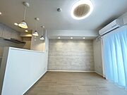 アクセントクロス　関節照明　ダウンライト　新規施工