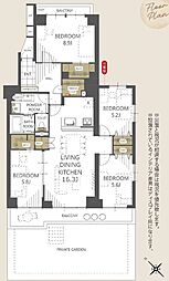 東船橋ガーデニア10 4LDKの間取図画像