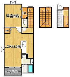 ラインハイム足立山A 3階/-