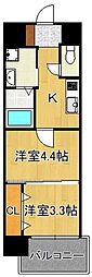ギャラン片野Neo 2Kの間取図画像