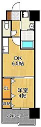 ワンプロジェクト三萩野 1DKの間取図画像