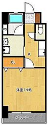 内山神岳ビル 1Kの間取図画像