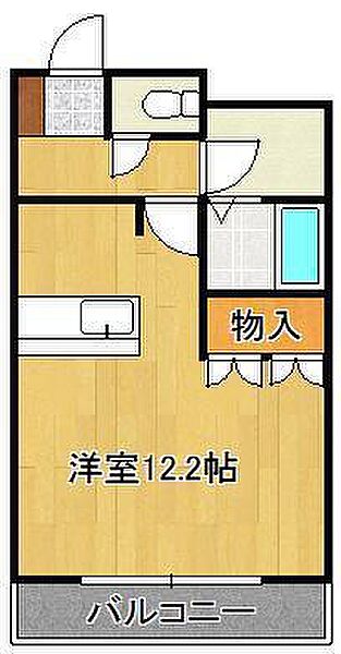 ミレニアムハイツ熊本 ｜福岡県北九州市小倉北区熊本4丁目(賃貸マンション1K・1階・36.00㎡)の写真 その2