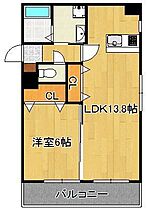 サンシャインIII  ｜ 福岡県北九州市小倉北区黄金1丁目（賃貸マンション1LDK・12階・45.72㎡） その2