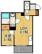 フェリシティ三萩野  ｜ 福岡県北九州市小倉北区片野1丁目（賃貸アパート1LDK・3階・28.65㎡） その2