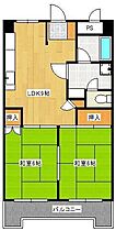 南国産業ビル  ｜ 福岡県北九州市小倉北区三萩野2丁目（賃貸マンション2LDK・7階・48.00㎡） その2