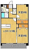 アクシオ足立  ｜ 福岡県北九州市小倉北区大畠3丁目（賃貸マンション2LDK・1階・57.60㎡） その2