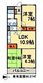 フローラ稲毛2階8.9万円