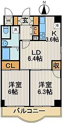 間取図画像 2DK