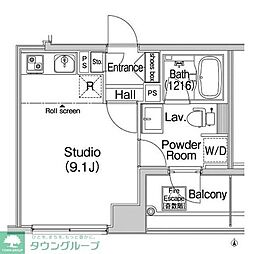 間取図画像 ワンルーム