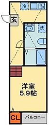 間取図画像 1K