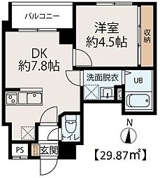 間取図画像 1DK