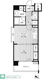 T・OBLDG.1st. 1DKの間取図画像