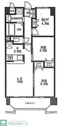 間取図画像 2SLDK