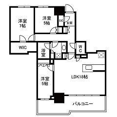 物件の間取り