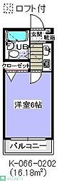 プルミエ弐番館 1Kの間取図画像