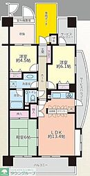 ダイアパレスポートアネックス千葉 3LDKの間取図画像