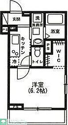 ルーチェ 1Kの間取図画像
