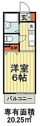 アーバンライフ 1Kの間取図画像