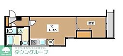 (仮称)ミリアビタ船橋 1LDKの間取図画像