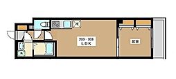 (仮称)ミリアビタ船橋 1LDKの間取図画像