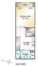 MyHome RELAXA 1DKの間取図画像