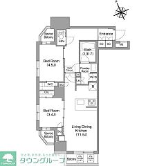 物件の間取り