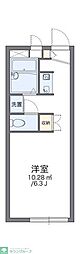 レオパレスセカンドボヌール 1Kの間取図画像