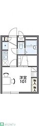 レオパレスプリマベーラ 1Kの間取図画像