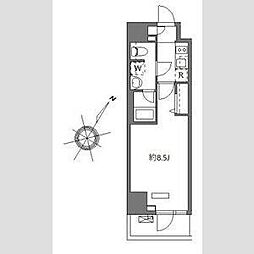 ソラステージ金町 1Kの間取図画像