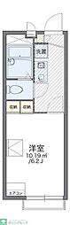 レオパレスグランデームケイ 1Kの間取図画像