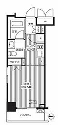 グランハイツ錦糸町 1Kの間取図画像