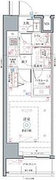 CREVISTAお花茶屋 1Kの間取図画像