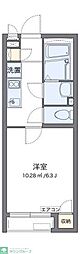 CLEINOセラヴィー 1Kの間取図画像